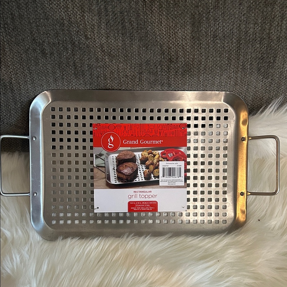 Silver Grill Topper